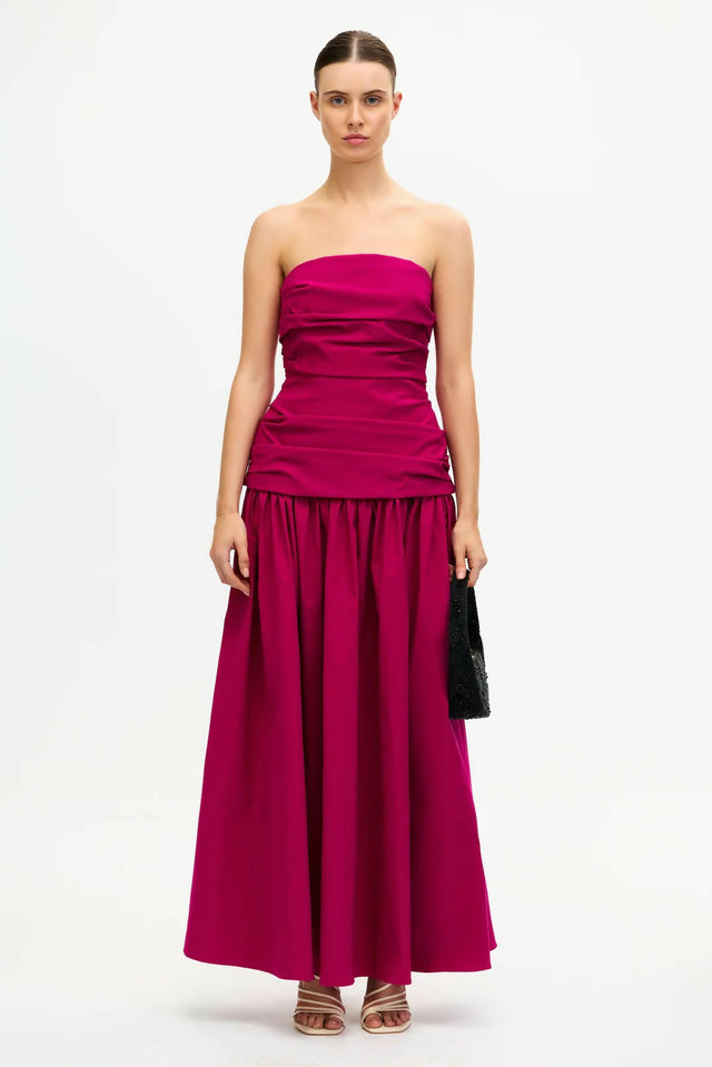 Acler Nershall Maxi - Iris - 8 / Red - Dresses