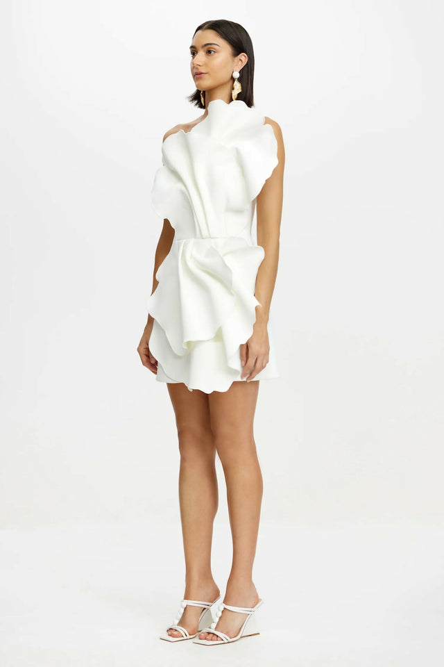 Acler Oake Mini Dress Ivory / White Size 10 - 10 / White - Dresses
