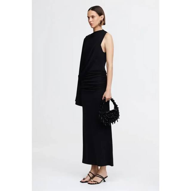 Acler Odder Midi Dress - Black - Dresses