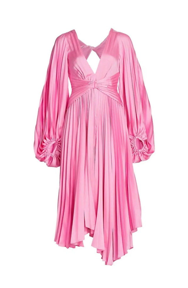 Acler Palms Dress in Confetti Pink - Dresses