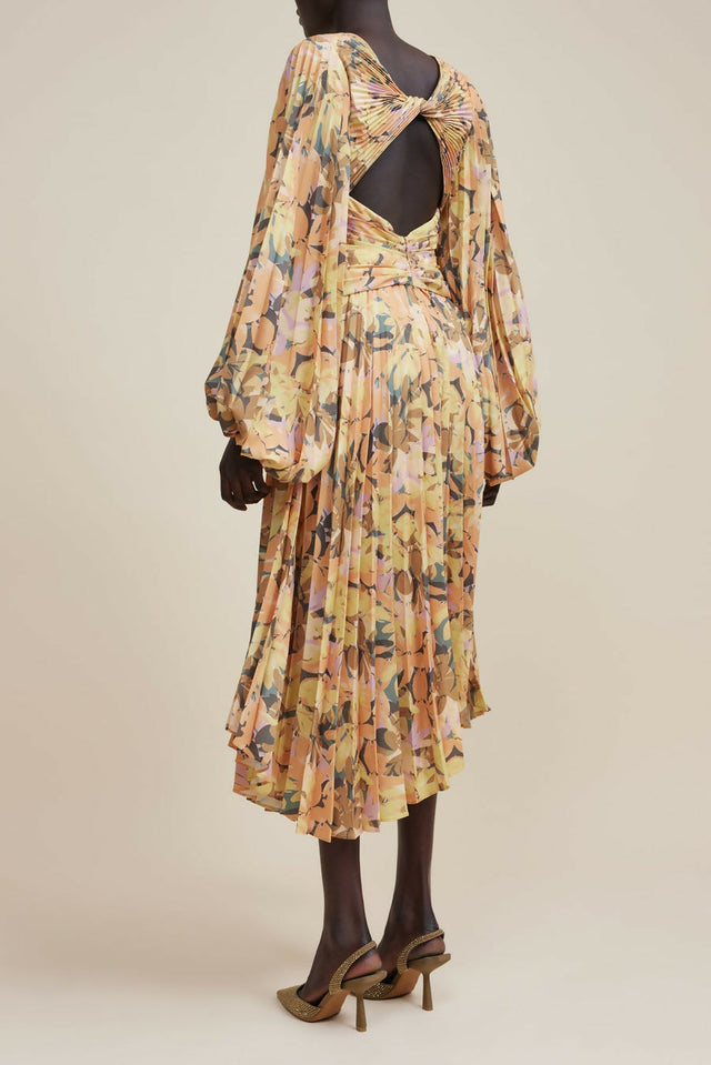 Acler Palms Dress in Kaleidoscope Floral Size 12 - 12 / Multi - Dresses