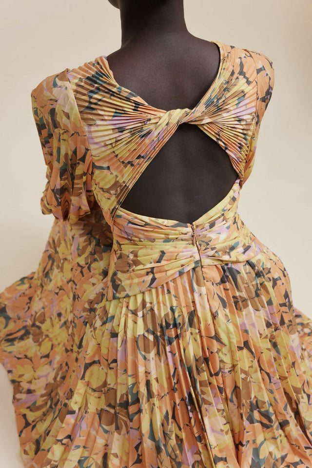 Acler Palms Dress in Kaleidoscope Floral Size 12 - 12 / Multi - Dresses