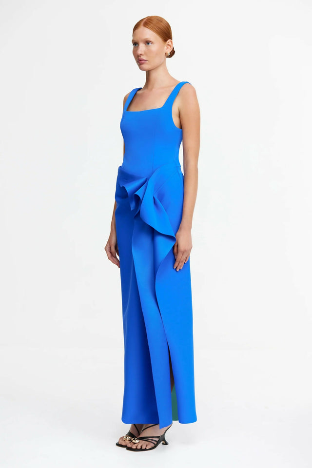 Acler Tuthill Midi Dress - 12 / Blue - Dresses