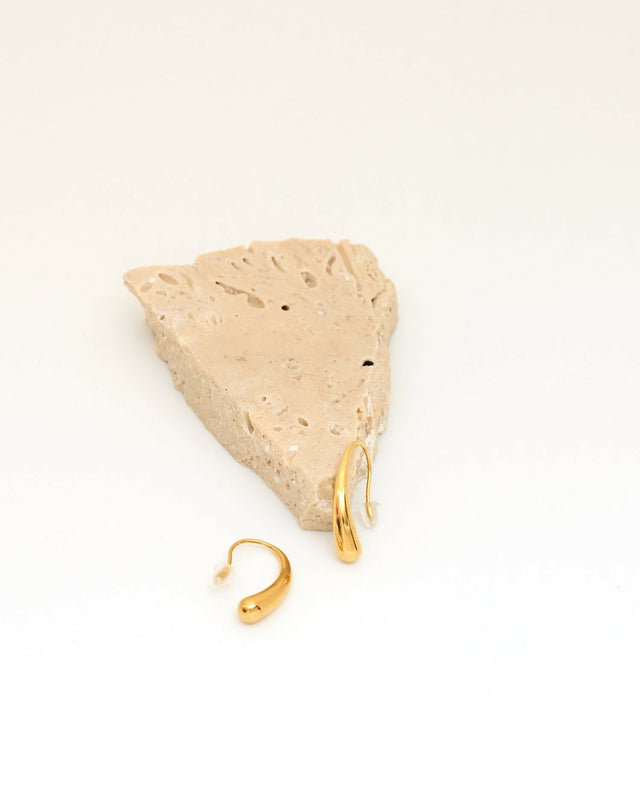 Afine Cecelia Earrings - Gold - Earrings