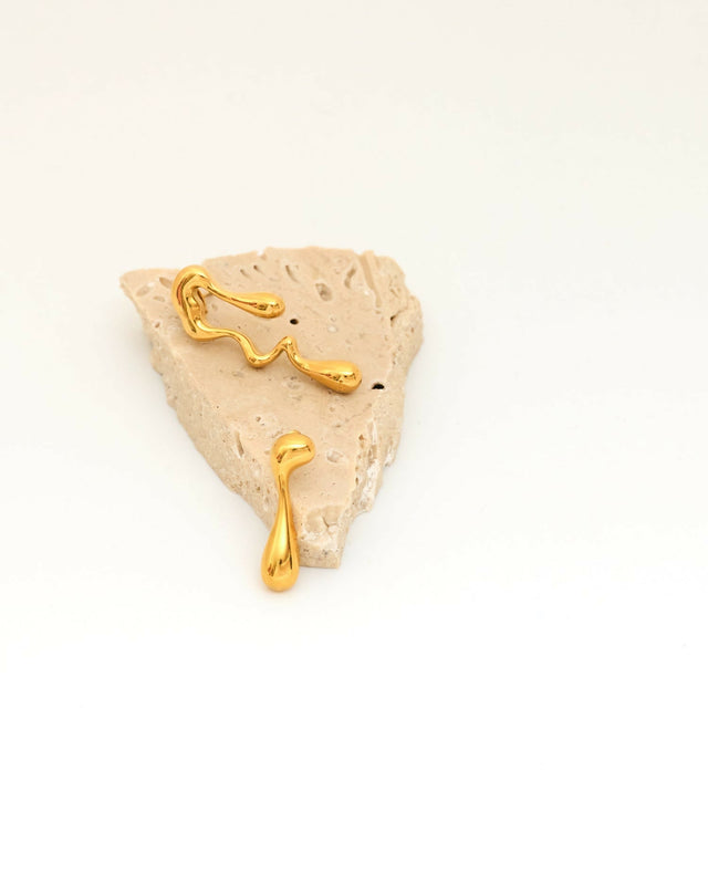 Afine Helena Earrings - Gold - Earrings