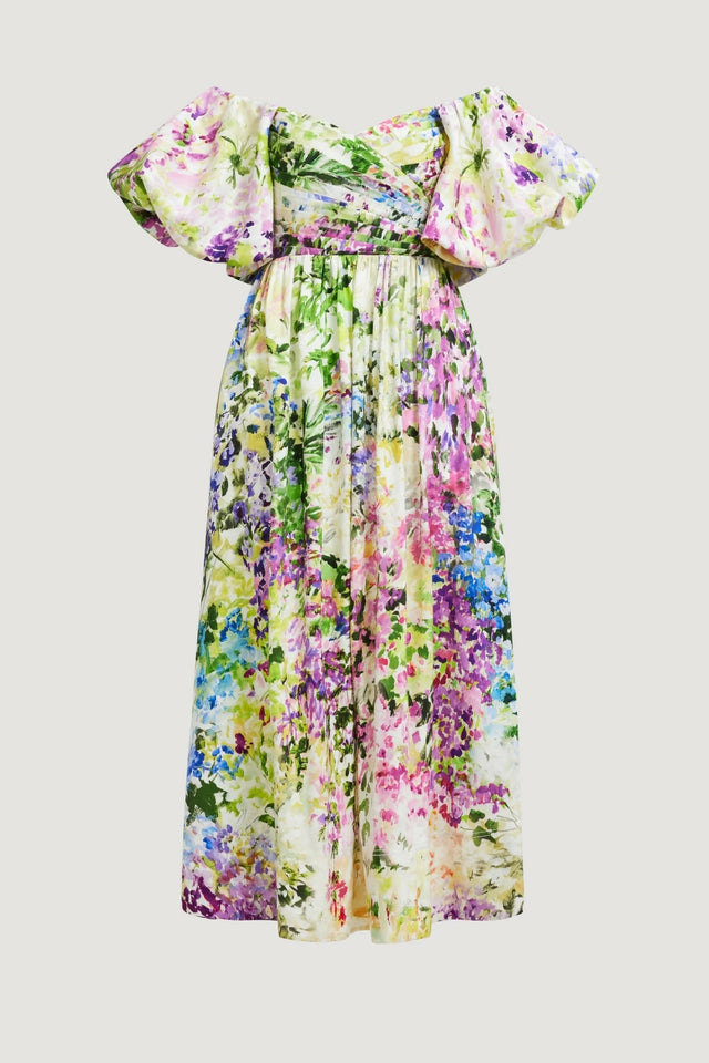 Aje Adina Midi Dress - 10 / Multi - Dresses