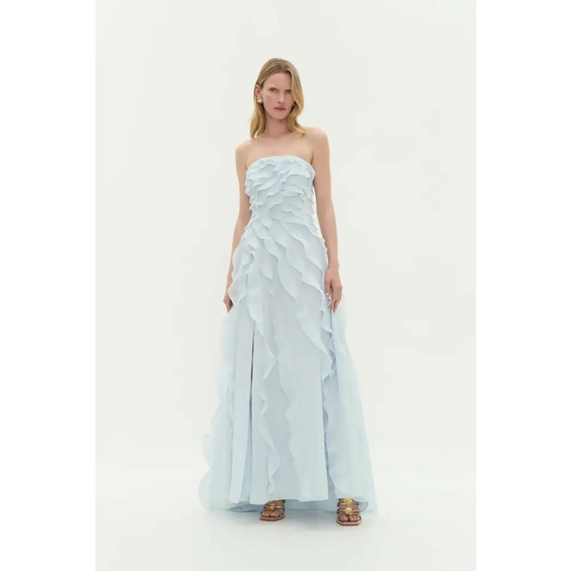 Aje Allairie Gown Pastel Blue - 6 / Blue - Dresses