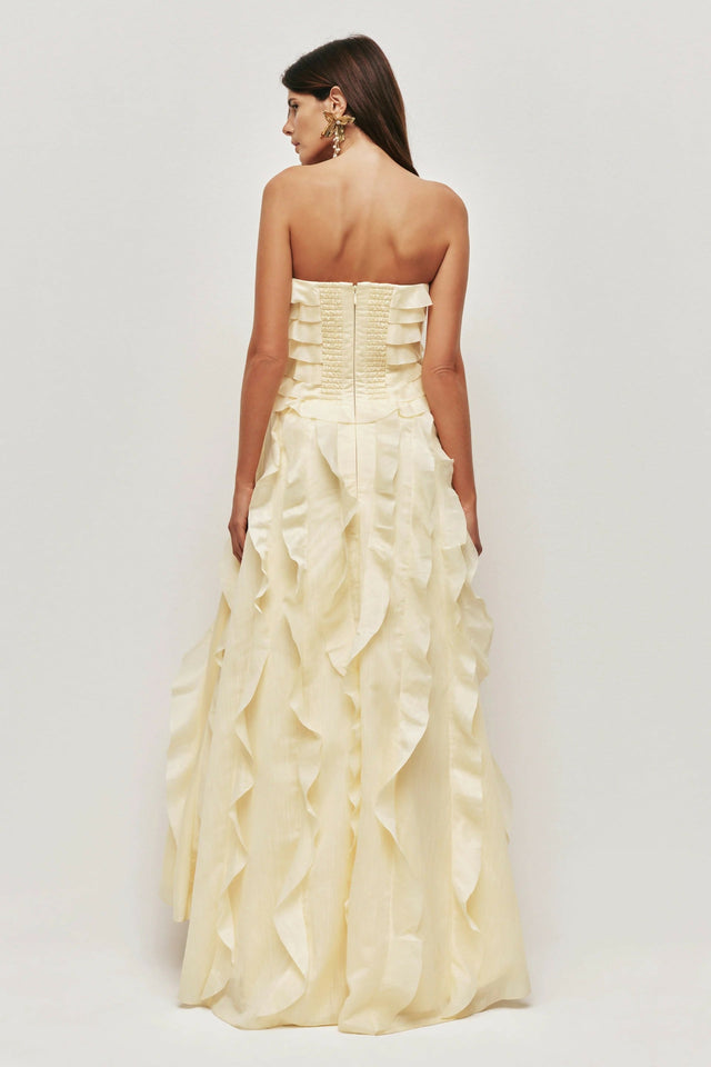 Aje Allairie Gown - Yellow Size 8,10 - Dresses