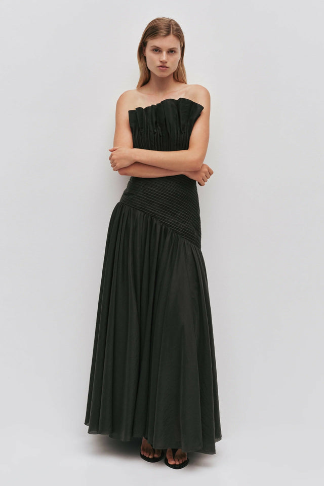 Aje Aquiline Gown - 8 / Black - Dresses