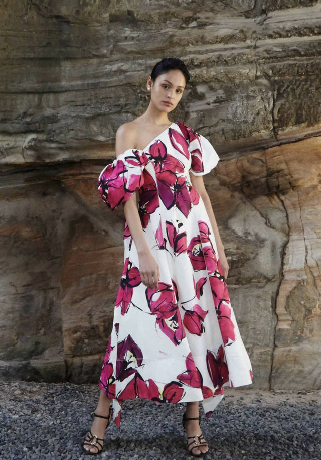 AJE - Aje Arista Tulip Midi Dress