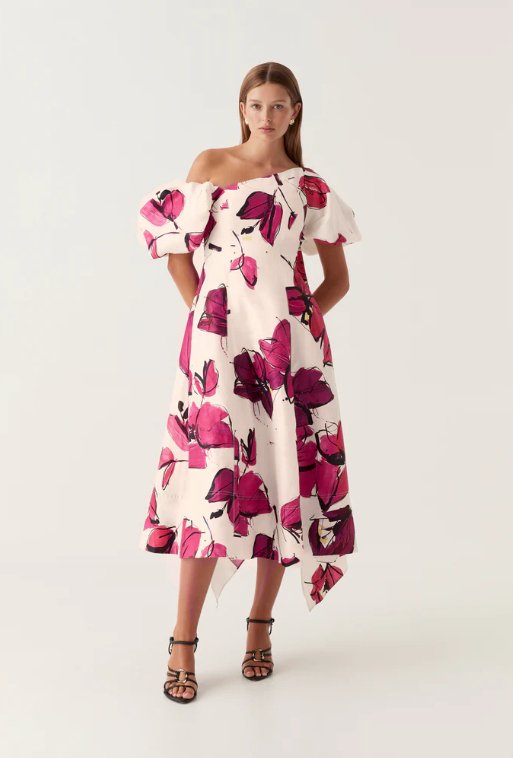 AJE - Aje Arista Tulip Midi Dress