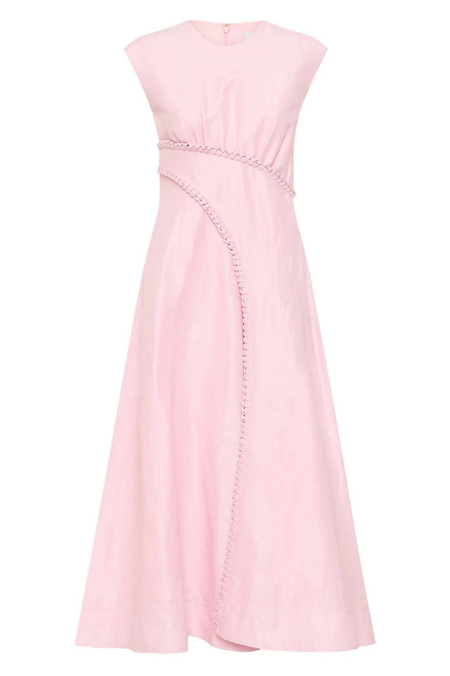 Aje Asta Whipstitch Midi Dress - Dresses