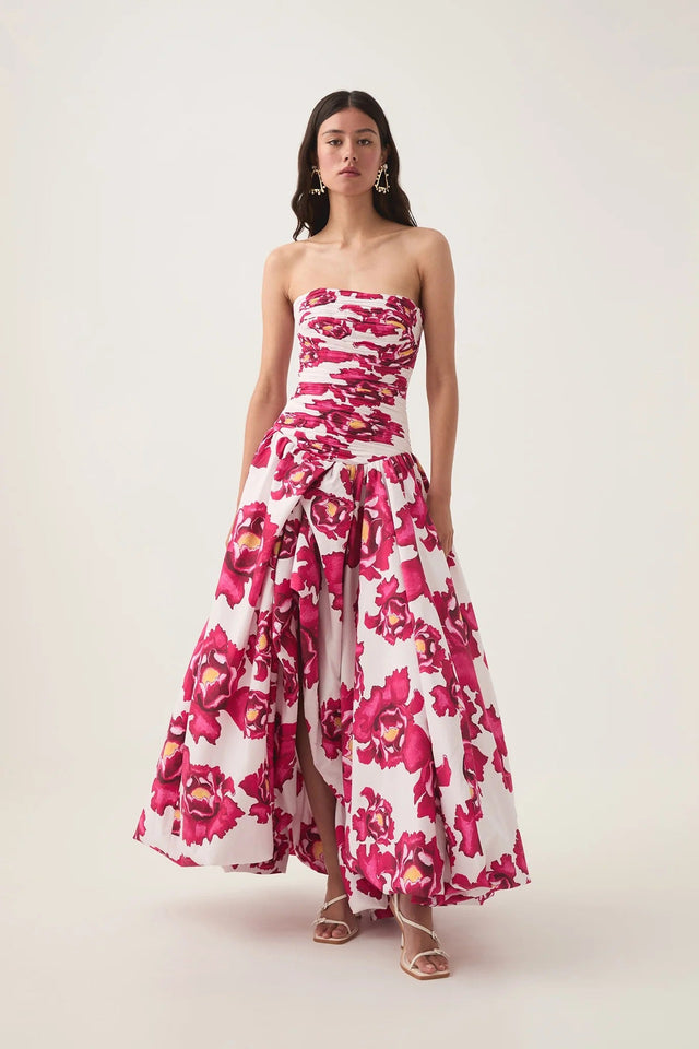 Aje Behold Bubble Maxi Gown - 8 / Multi - Dresses