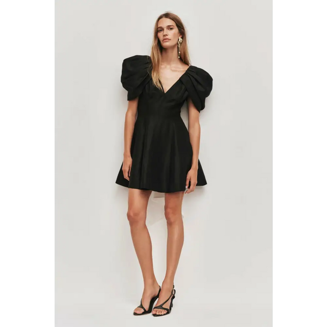 Aje Bisou Mini Dress - 10 / Black - Dresses