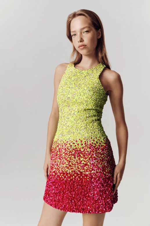 AJE - Aje Calypso Ombre Mini Dress