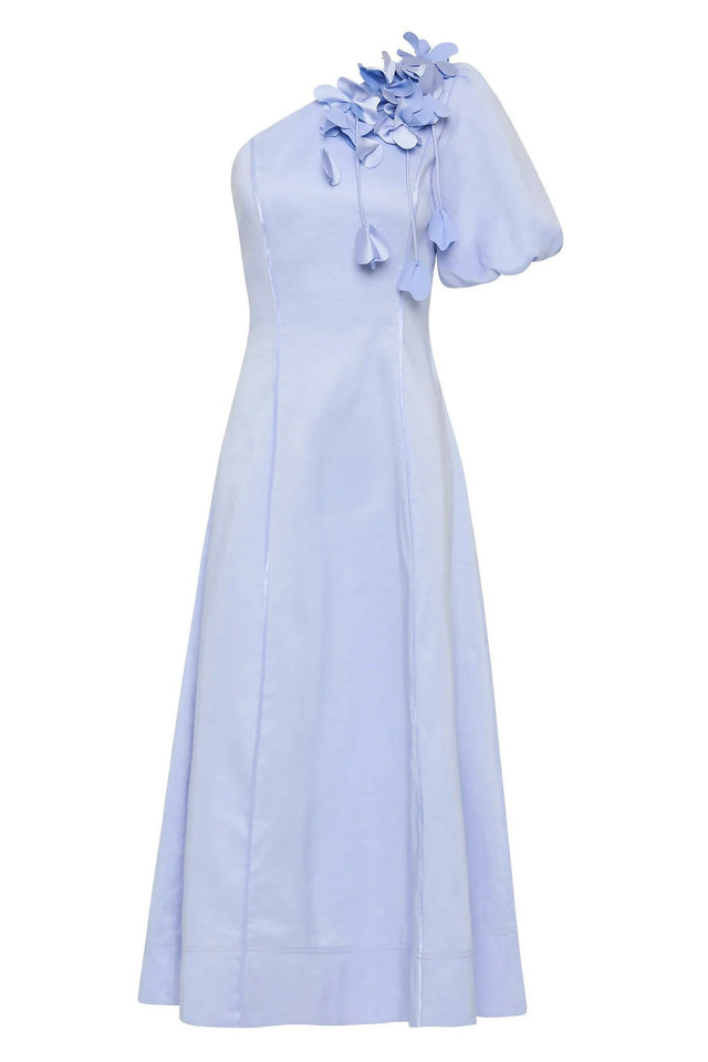 Aje Camille Midi Dress Blue - 10 / Blue - Dresses