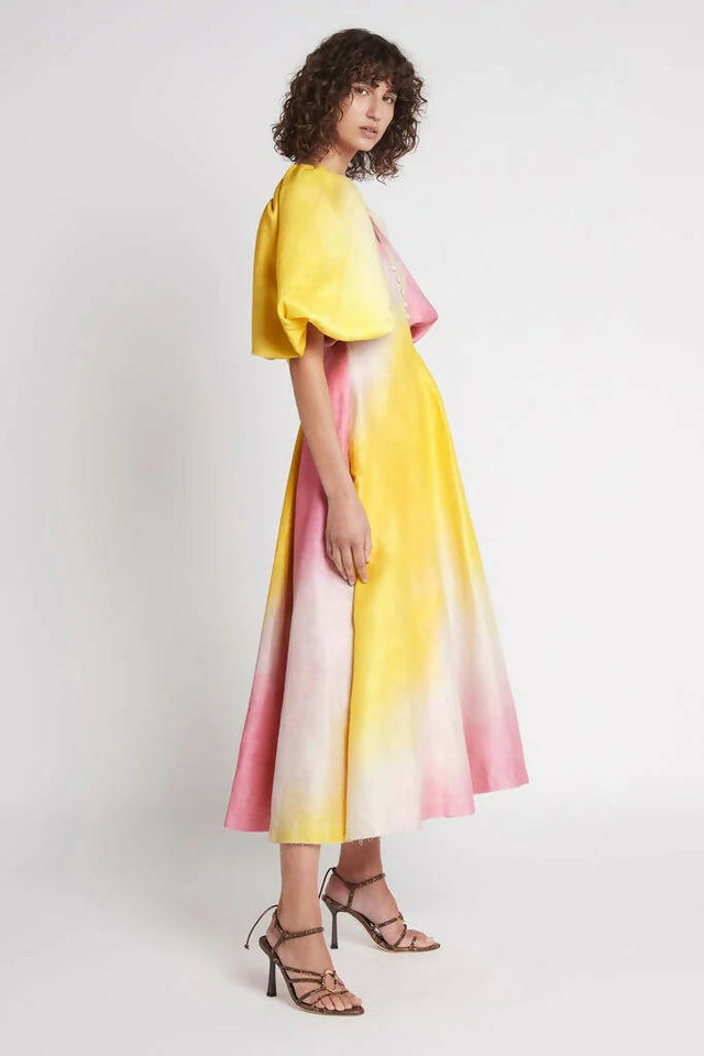 Aje Cloud Burst Midi Dress - 10 / Multi - Dresses