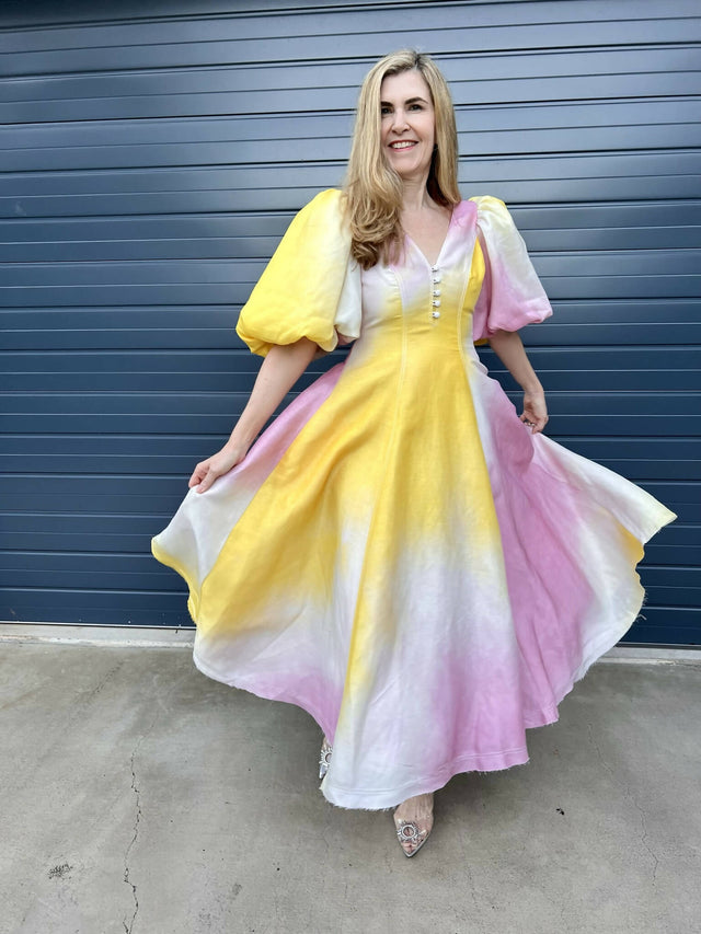 Aje Cloud Burst Midi Dress - 10 / Multi - Dresses