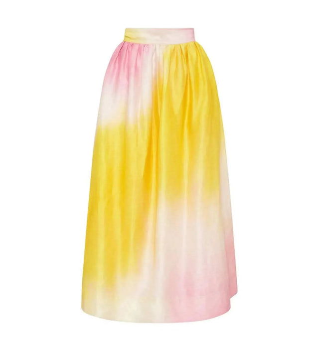 Aje Cloud Burst Puff Sleeve Cropped Top & Midi Skirt AU 8 - 8 / Multi - Outfit Sets