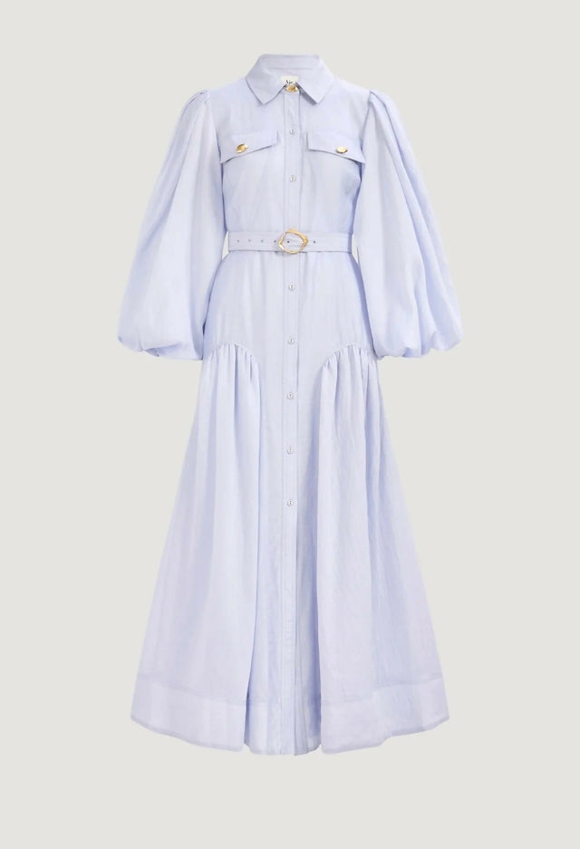 Aje Colide Shirt Dress - 10 / Blue - Dresses