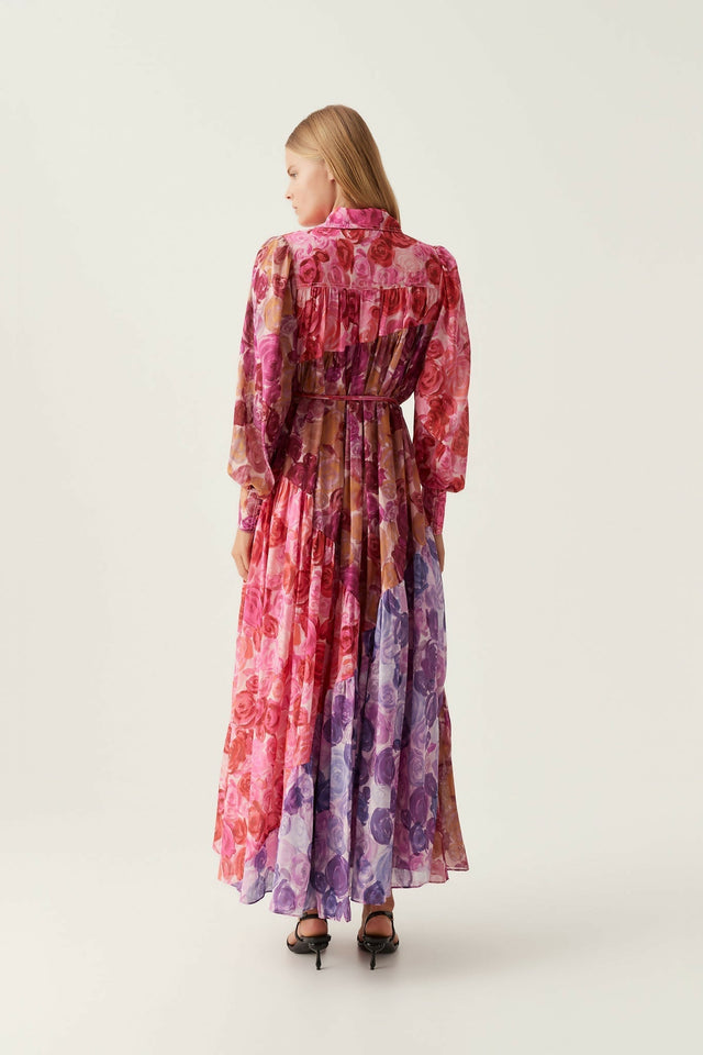 Aje Collisions Smock Maxi Dress Floral Size 6 & 10 - Dresses