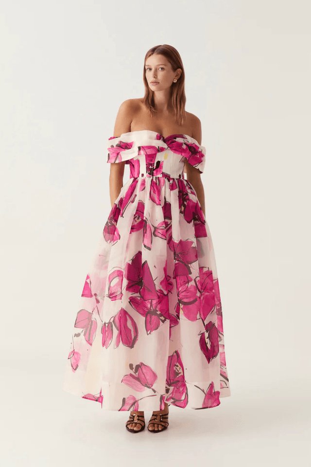 AJE - Aje Cordelia Corseted Maxi Dress