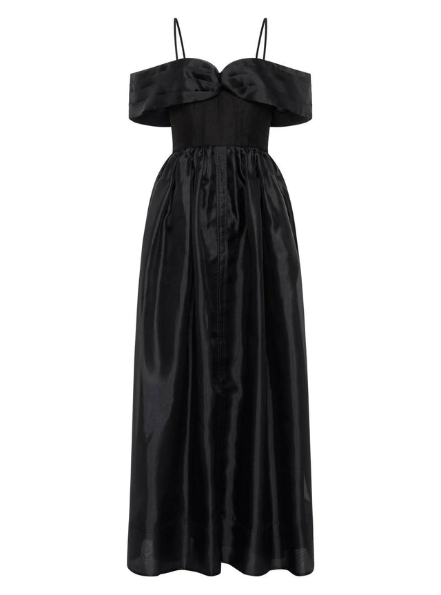 Aje Cordelia Corseted Maxi Dress in Black Size AU 10 - 10 / Black - Dresses
