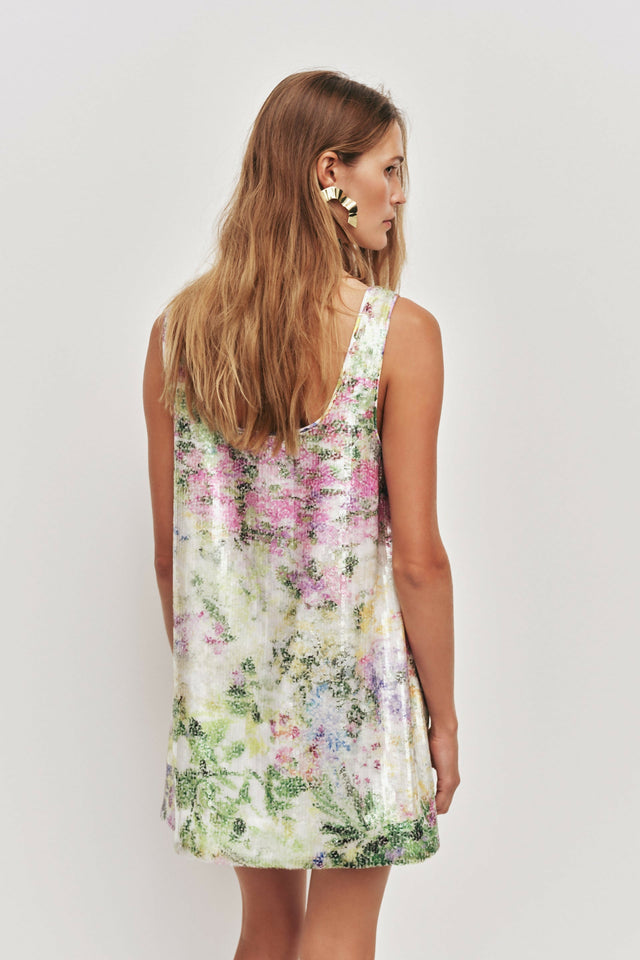 Aje Dahlia Mini Dress - 10 / Multi - Dresses