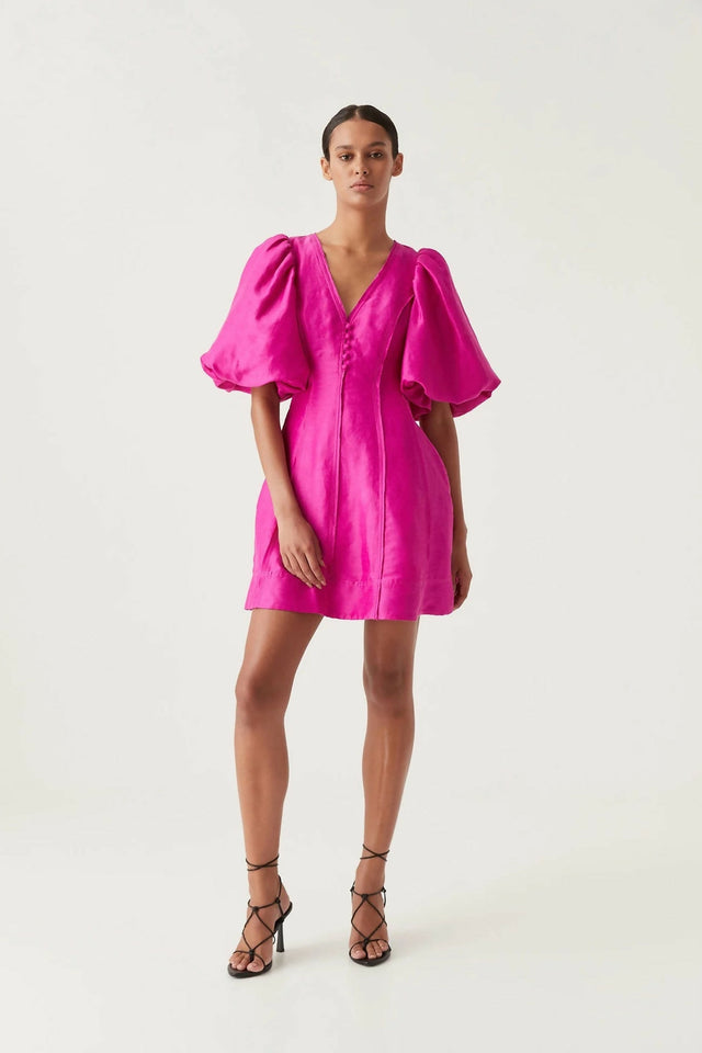 AjeDuskPuffSleeveMiniDress1