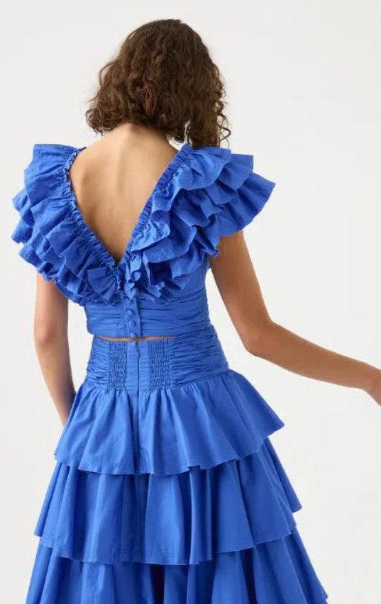 AJE - Aje Eleni Maxi Skirt & Rhythmic Frill Bodice