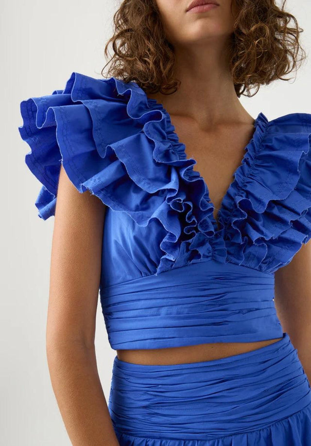 AJE - Aje Eleni Maxi Skirt & Rhythmic Frill Bodice