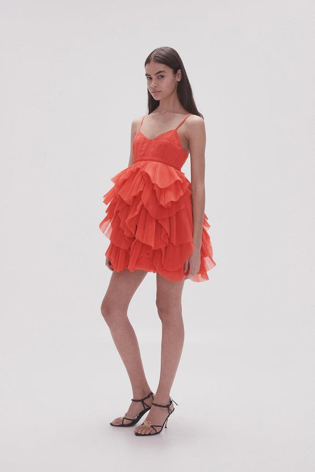 AJE - Aje Elsie Pleat Mini Dress