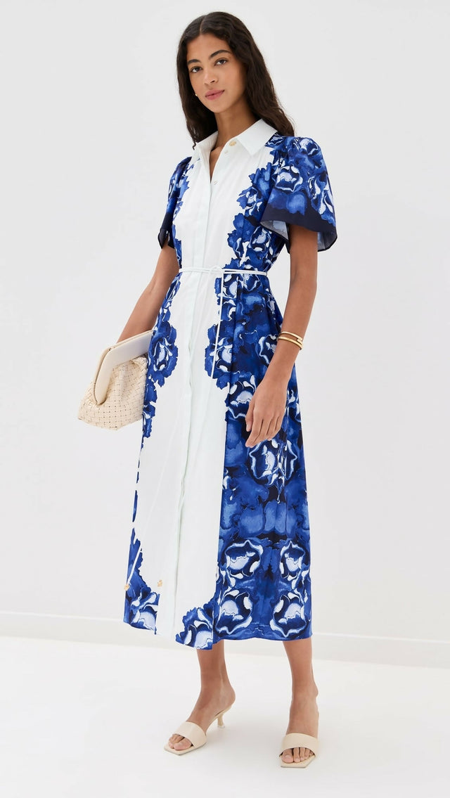 Aje Fernanda Midi Dress Multi - 8 / Multi - Dresses