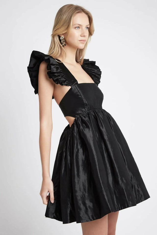 Aje Gazelle Mini Dress Black - Dresses