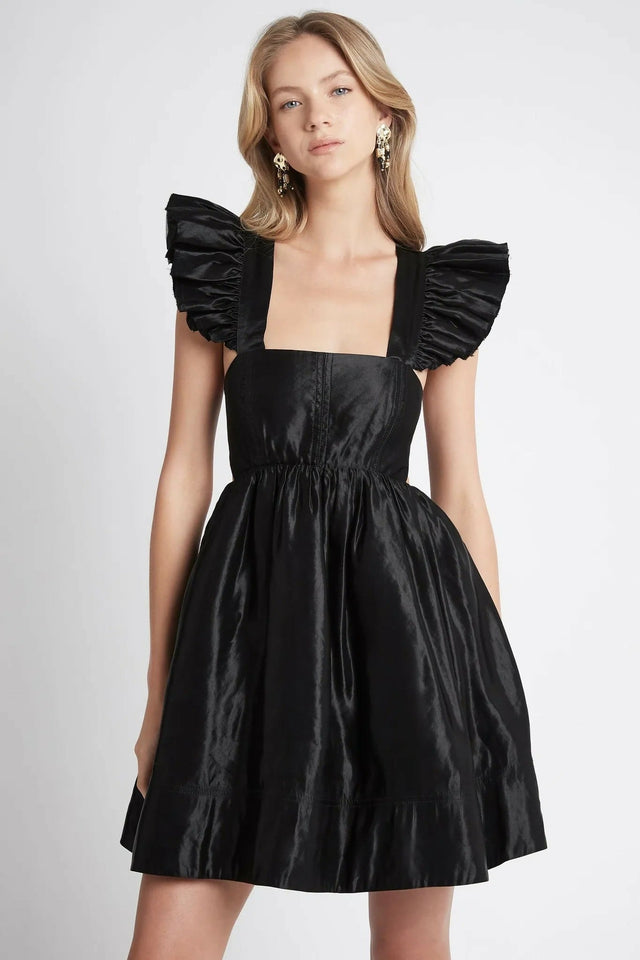 Aje Gazelle Mini Dress Black - Dresses