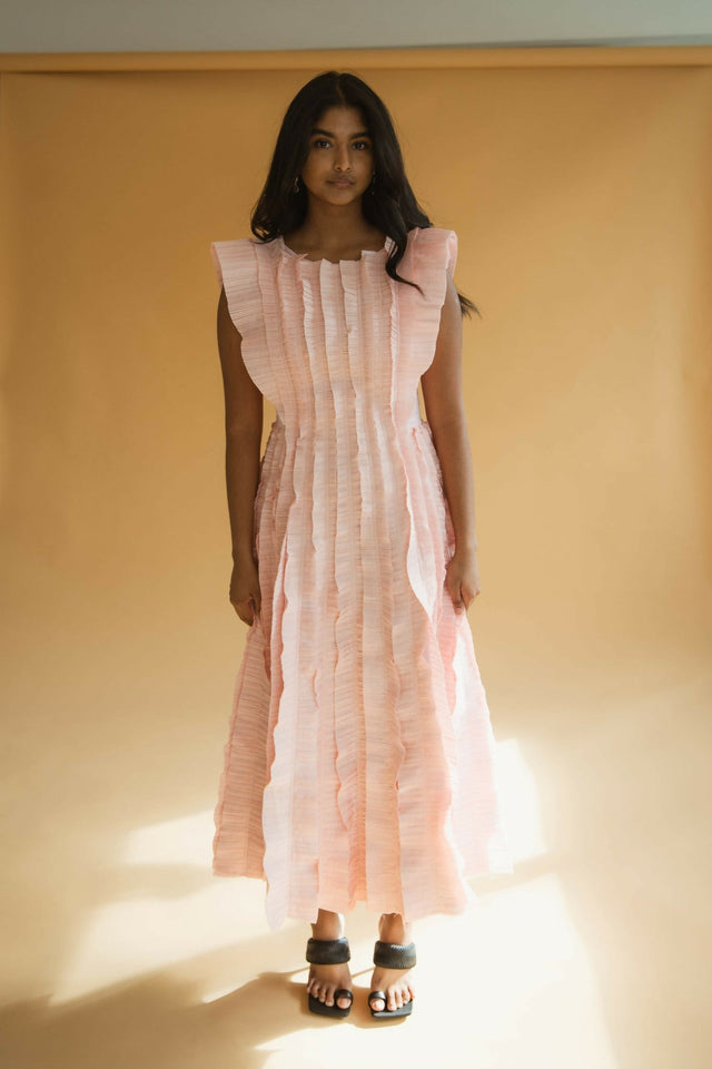 Aje Hybrid Midi Dress - Rose Pink - Dresses