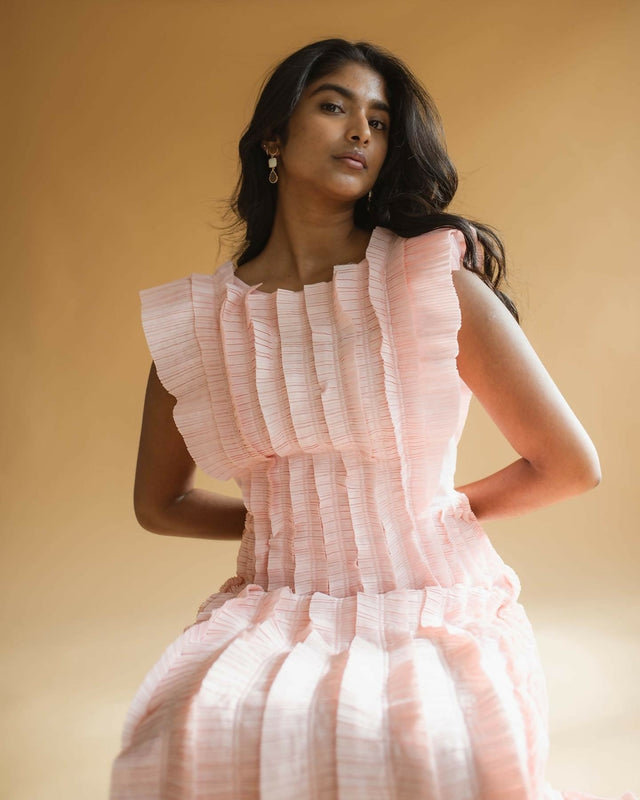 Aje Hybrid Midi Dress - Rose Pink - Dresses