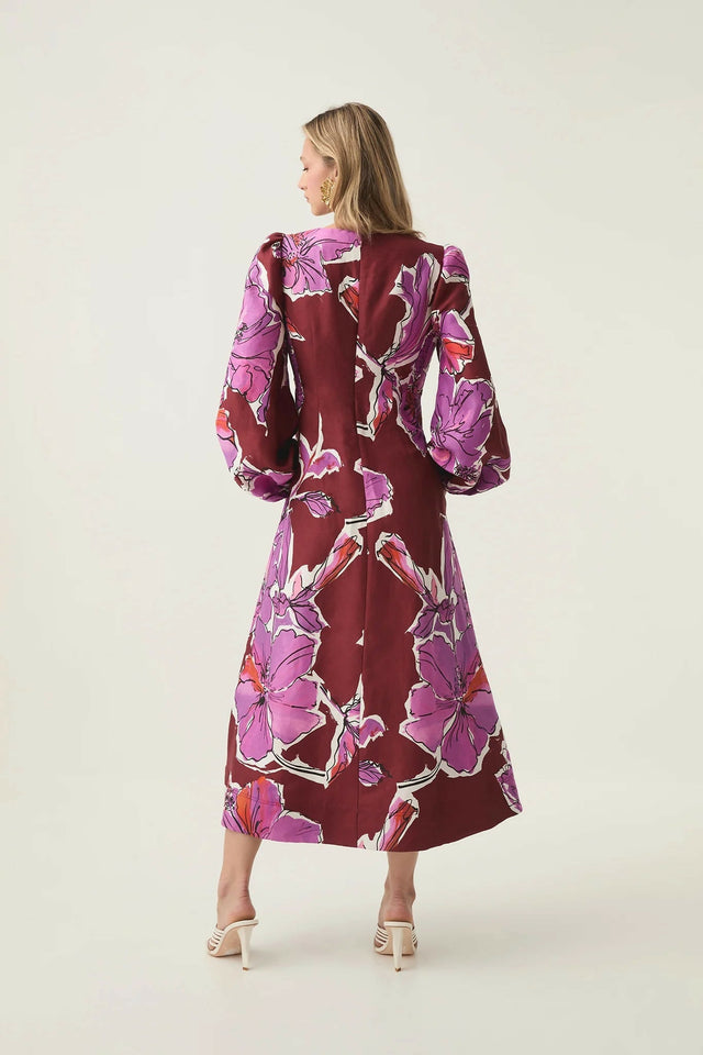 Aje Inflorescence Midi Dress - Sale - 16 / Multi - Dresses