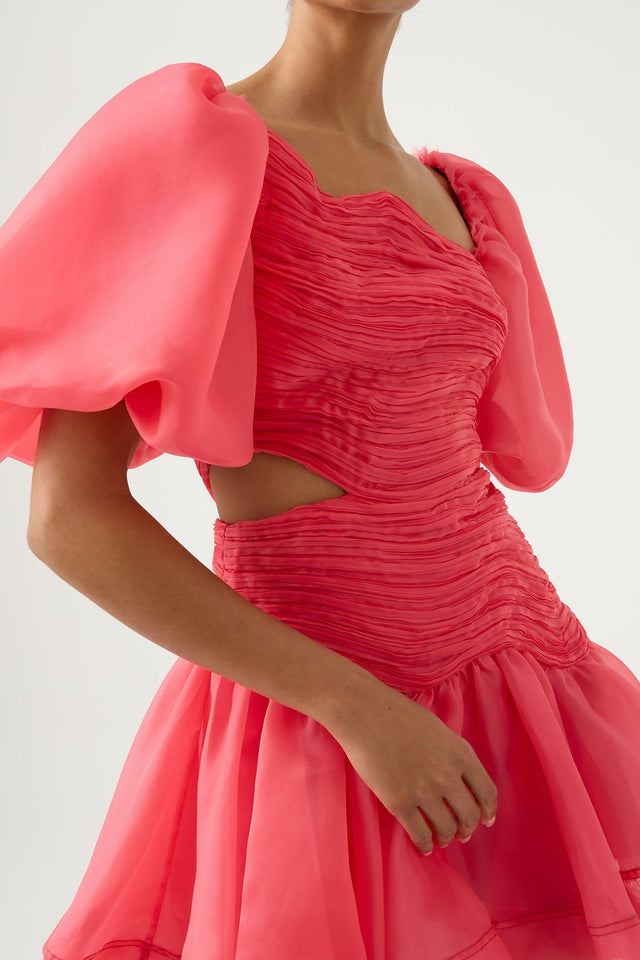 Aje Joan Puff Sleeve Mini Dress - Dresses