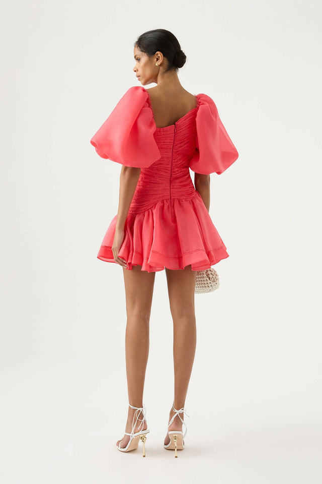 Aje Joan Puff Sleeve Mini Dress - Dresses