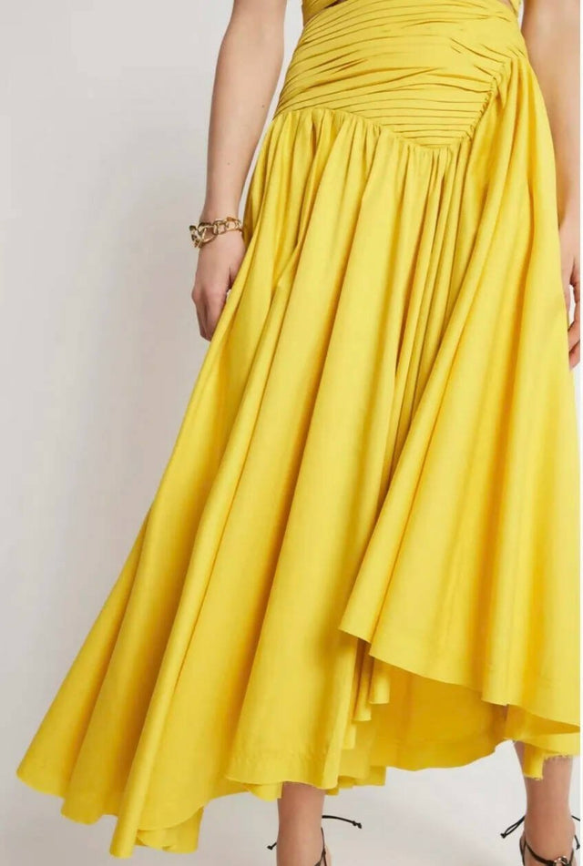 AJE - Aje Jolie Abstract Cut Out Top & Jolie Asymmetric Midi Skirt