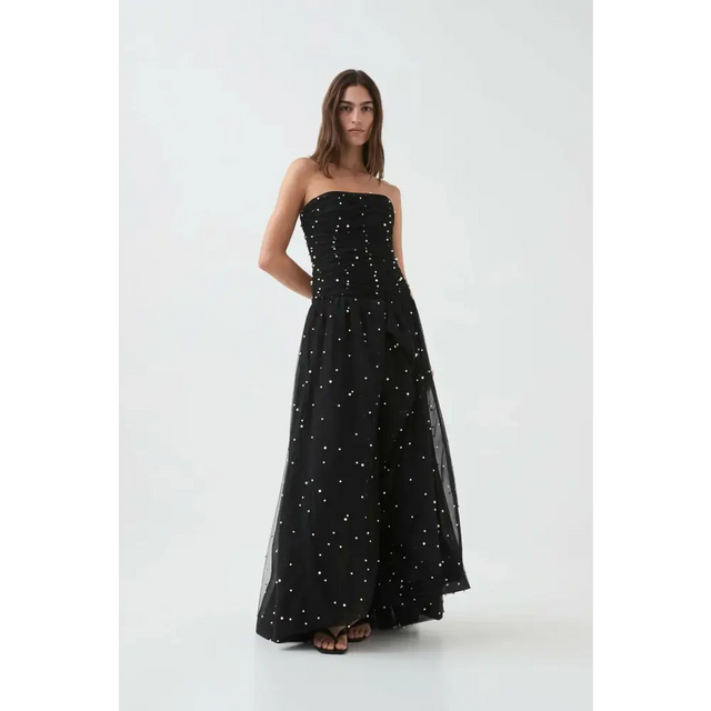 Aje Juniper Gown - 4 / Black - Dresses