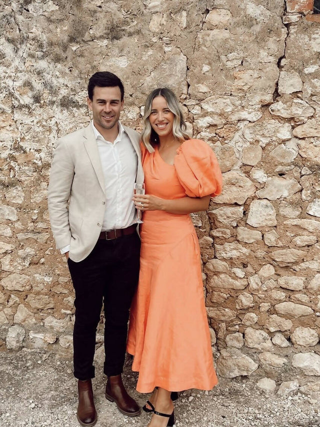 AJE - Aje Maia Coral Midi Dress