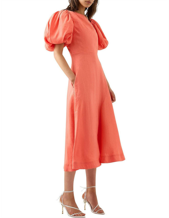 AJE - Aje Maia Coral Midi Dress