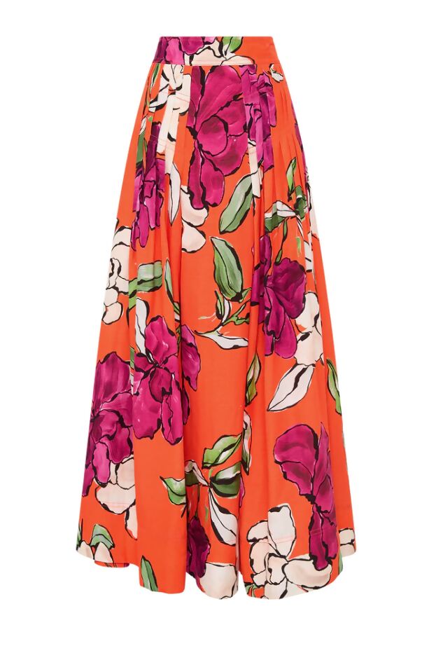 Aje Marcel Top And Lewis Skirt In Vivid Camellia - Dresses