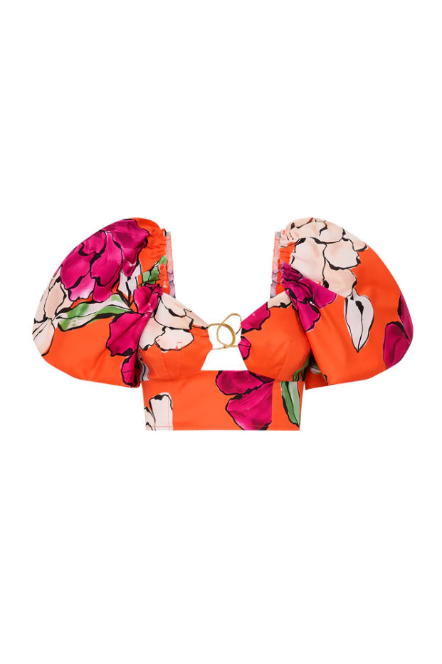 Aje Marcel Top And Lewis Skirt In Vivid Camellia - Dresses