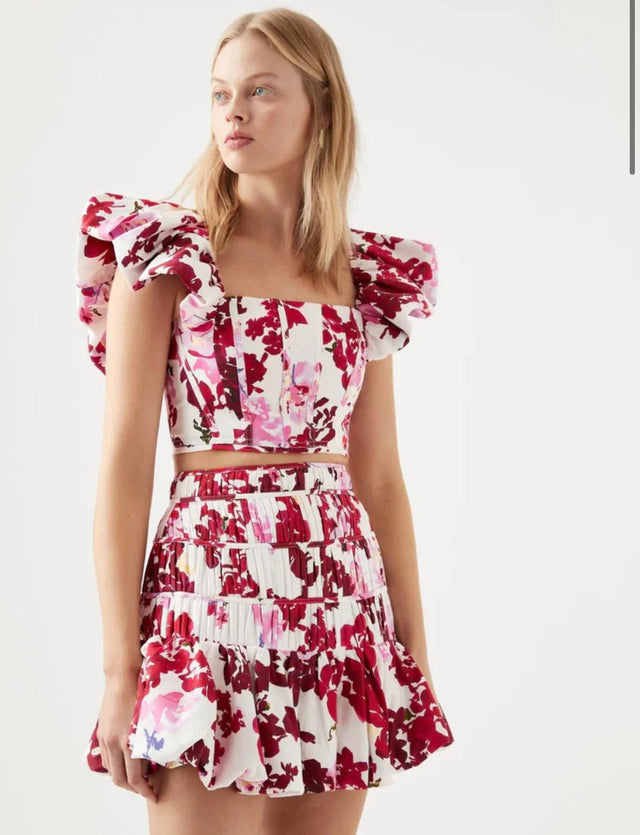 AJE - Aje Margot Bubble Sleeve Top & Le Vie Bubble Hem Skirt
