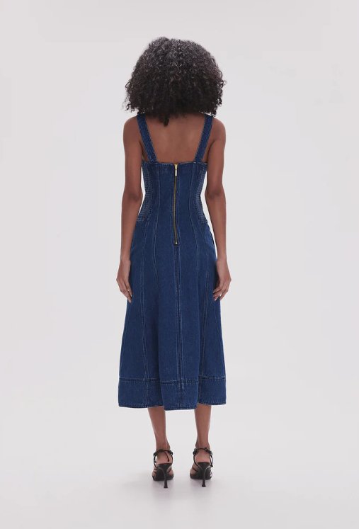 AJE - Aje May Denim Midi Dress