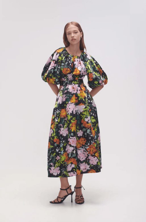 AJE - Aje Mimosa Cut Out Midi Dress