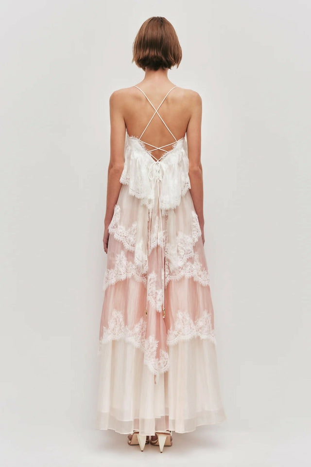 Aje Ophelia Lace Maxi Dress - Dresses